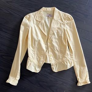 Juicy coutorur light yellow denim jacket